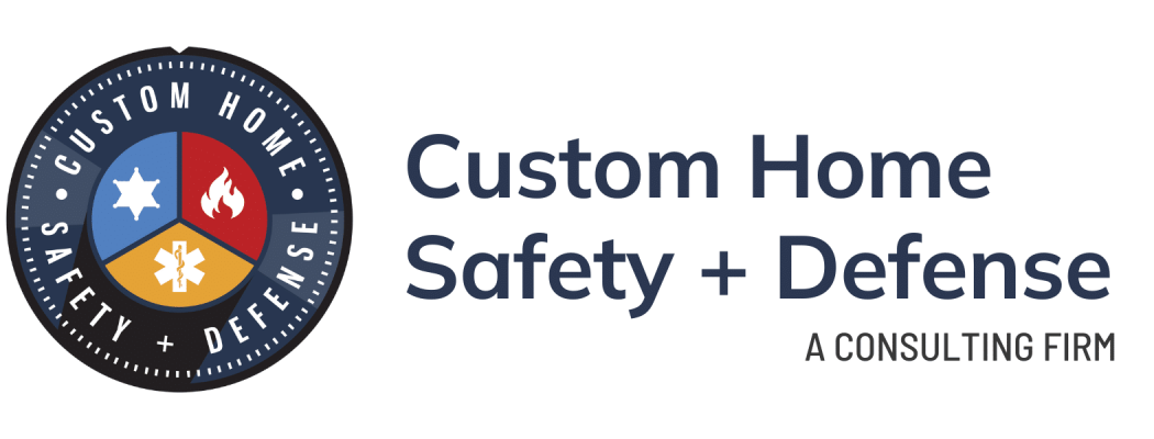 Custom Home Safety + Defense Logo